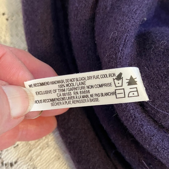 Parkhurst Deep Plum Wool Cloche Hat - Picture 8 of 8